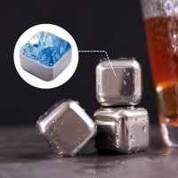 Кубчета за охлаждане на напитки Contento Ice Cubes, комплект 4 бр., снимка 3 - Други - 43334917