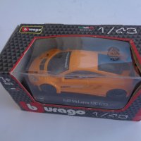 1:43 BBURAGO McLaren 12C GT3 КОЛИЧКА ИГРАЧКА МОДЕЛ, снимка 4 - Колекции - 44048750