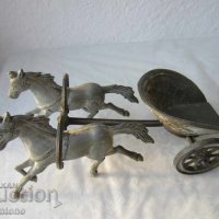 Колесница, кон коне фигура статуетка пластика, снимка 11 - Статуетки - 28934214