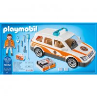 Playmobil Кола за спешна помощ със звукови и светлинни ефекти 70050, снимка 6 - Конструктори - 34925465