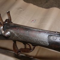  Пушка Ле Фуше с дамаскови цеви - 2 , снимка 11 - Антикварни и старинни предмети - 32760755