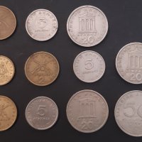 Гръцки монети, 1980-1988, от обръщение, снимка 3 - Нумизматика и бонистика - 34633109