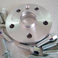 Фланци 5х100, 12мм, 57,1 главина, Simoni Racing DR043/B9 Wheel Spacers with Bolts, 12 mm, снимка 4 - Аксесоари и консумативи - 36671672