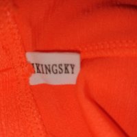 Ikingsky- XL-Неоновооранжеви лъскави мъжки боксерки, снимка 11 - Бельо - 42983097