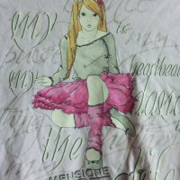 розова блузка данз, снимка 3 - Детски тениски и потници - 37432208