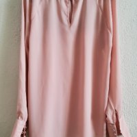 Розова риза с Черна дантела, снимка 7 - Ризи - 37769391