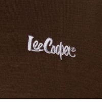 Мъжка оригинална тениска Lee Cooper Basic Tee, цвят - кафяв, размери - S, M и XL. , снимка 3 - Тениски - 39253759