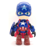Фигурка с метални части и светлини на Капитан Америка Marvel, снимка 1 - Фигурки - 44879232