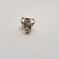 Сребърен дамски пръстен, снимка 3 - Пръстени - 38269971