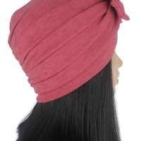 Тюрбан за коса с пандела в розово, снимка 2 - Аксесоари за коса - 40511297
