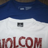 Тениски VANS, VOLCOM   мъжки,С и М, снимка 1 - Тениски - 36634167