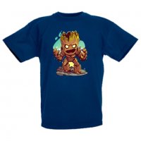 Детска тениска Marvel Groot 2 Игра,Изненада,Подарък,Геймър,, снимка 10 - Детски Блузи и туники - 36716809