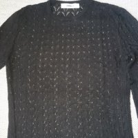 Пуловер ZARA с ажурна плетка, снимка 1 - Блузи с дълъг ръкав и пуловери - 26818177