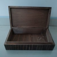 Дървена кутия 22 х 12 h 6 см. , снимка 3 - Други стоки за дома - 39058431