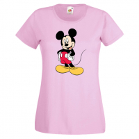 Дамска тениска Mickey Mouse 8 .Подарък,Изненада,, снимка 4 - Тениски - 36526587