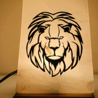 Солна лампа, с лого Лъв, 100% натурален, кабел 1,5м, 1 кг, снимка 1 - Други - 44847142