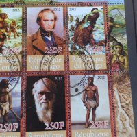 Пощенски марки  чиста комплектна серия ЧАРЛЗ ДАРВИН поща Конго за колекционери 29833, снимка 10 - Филателия - 37689450