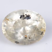 Жълт сапфир 2.14ct Цейлон нетретиран овал шлифовка, снимка 1 - Други - 43454178