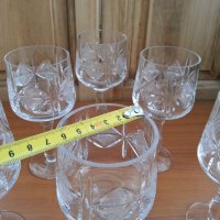 Кристални чаши за вино , снимка 4 - Антикварни и старинни предмети - 33126530