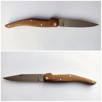 Сгъваем нож - ръчна изработка, снимка 2 - Ножове - 43046863