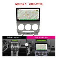 Мултимедия, Двоен дин, за MAZDA 5, Андроид, навигация, плеър, с Android, Мазда 5, ПЕТ, 2005-2010, снимка 4 - Аксесоари и консумативи - 43688819