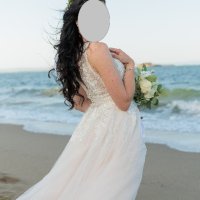 Сватбена / Булчинска рокля Phoebe от Gabbiano и воал, снимка 4 - Рокли - 43209493