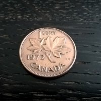 Монета - Канада - 1 цент | 1972г., снимка 2 - Нумизматика и бонистика - 27493368