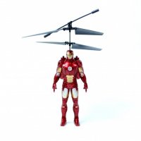 Високотехнологична играчка -летящ железен човек хеликоптер     Цена: 27 лв, снимка 5 - Рисуване и оцветяване - 16851134