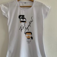 Karal Lagerfeld дамска тениска , снимка 4 - Тениски - 32585574