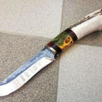 Ръчно изработен ловен нож от марка KD handmade knives ловни ножове, снимка 3 - Ловно оръжие - 39889849