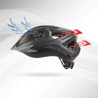 Каска за велосипед марка Ultrasport немско производство цвят черен, снимка 2 - Спортна екипировка - 28337920