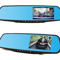 🎥 Видеорегистратор тип огледало за задно виждане, снимка 6 - Аксесоари и консумативи - 43022385