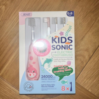Seago Kids Електрическа четка за зъби, акумулаторна, 8 глави за четки за зъби, детска, розова, снимка 9 - Други - 44865020