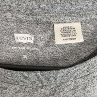 Мъжка/дамска тениска Levi's, XS, сива, меланж, снимка 2 - Тениски - 36618144