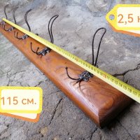 Стара Соц Дървена Закачалка / 115 см / 2,5 кг. , снимка 8 - Антикварни и старинни предмети - 43518849