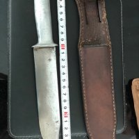 стар ловен нож, снимка 1 - Ножове - 28310302