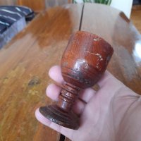 Стара дървена чаша,чашка,бокал #5, снимка 3 - Други ценни предмети - 43427697