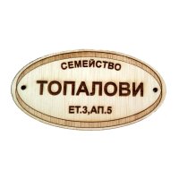 Твоята персонализирана семейна табела за входна врата, снимка 10 - Входни врати - 43869437