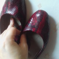 Прекрасни обувки от Питон. Ръчна изработка, снимка 2 - Дамски ежедневни обувки - 33406876