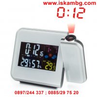 Прожекционен часовник 3 в 1 , метеостанция и термометър, снимка 5 - Други стоки за дома - 26799915