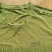 Jack Wolfskin Crosstrail Green T-Shirt 1801671 размер L тениска - 776, снимка 5 - Тениски - 43992177