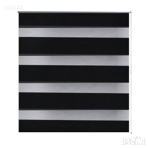 Щора "Зебра" 140 х 175 см, цвят черен（SKU:240224）, снимка 1