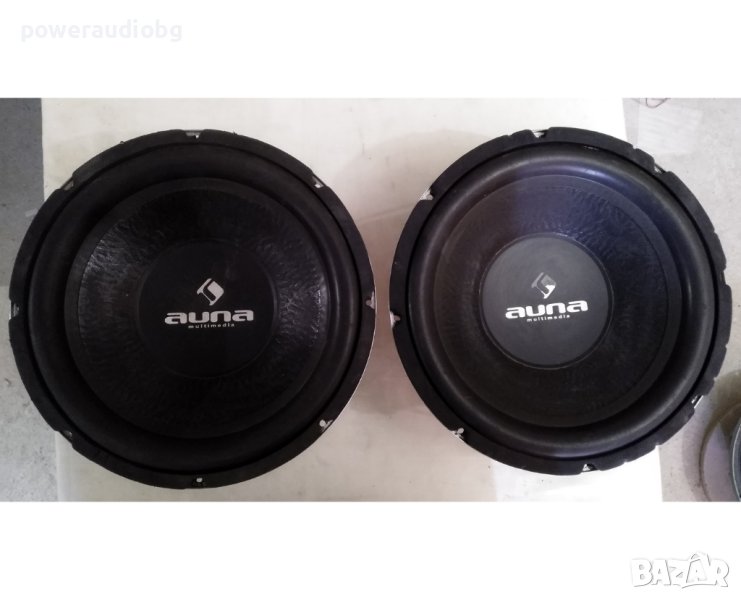 Качествени 12 инча говорители Auna Multimedia - 300W/600W - 8 OHM - 2бр., снимка 1