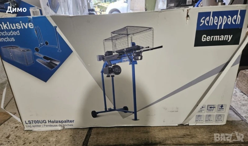 Нова цепачка за дърва Scheppach , снимка 1