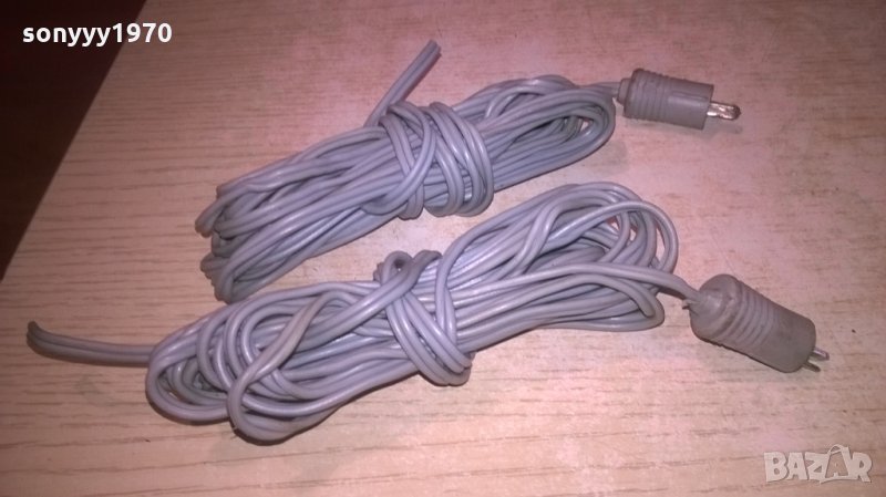 DUAL-2БР КАБЕЛИ ЗА ТОНКОЛОНИ-2Х3,6М-ВНОС ХОЛАНДИЯ, снимка 1