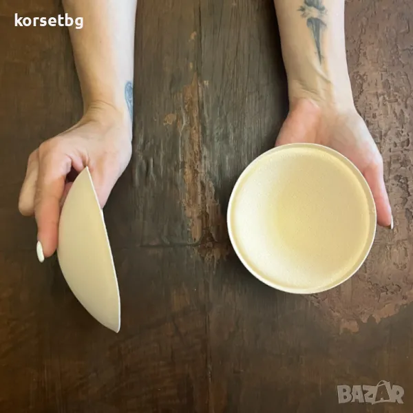 Кръгли Телесни Подплънки за Спортен Сутиен и Бански  3103, снимка 1