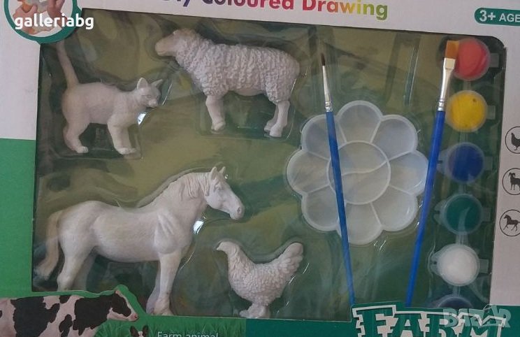 Комплект домашни животни за оцветяване, снимка 1