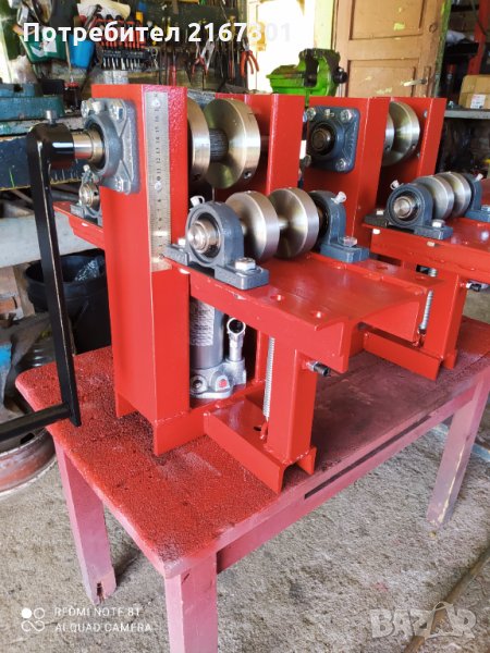 Машина за огъване на квадратни профили-шини и кръгли тръби , снимка 1