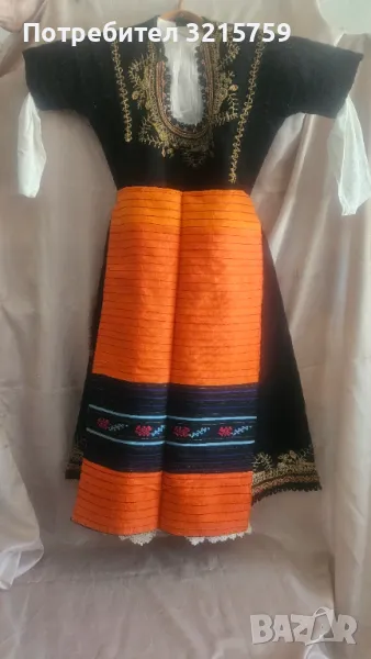 19 век Автентична носия , златна сърма, снимка 1