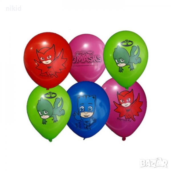 PJMASKS PJ Masks PJ Mask герои латекс балон парти рожден ден, снимка 1